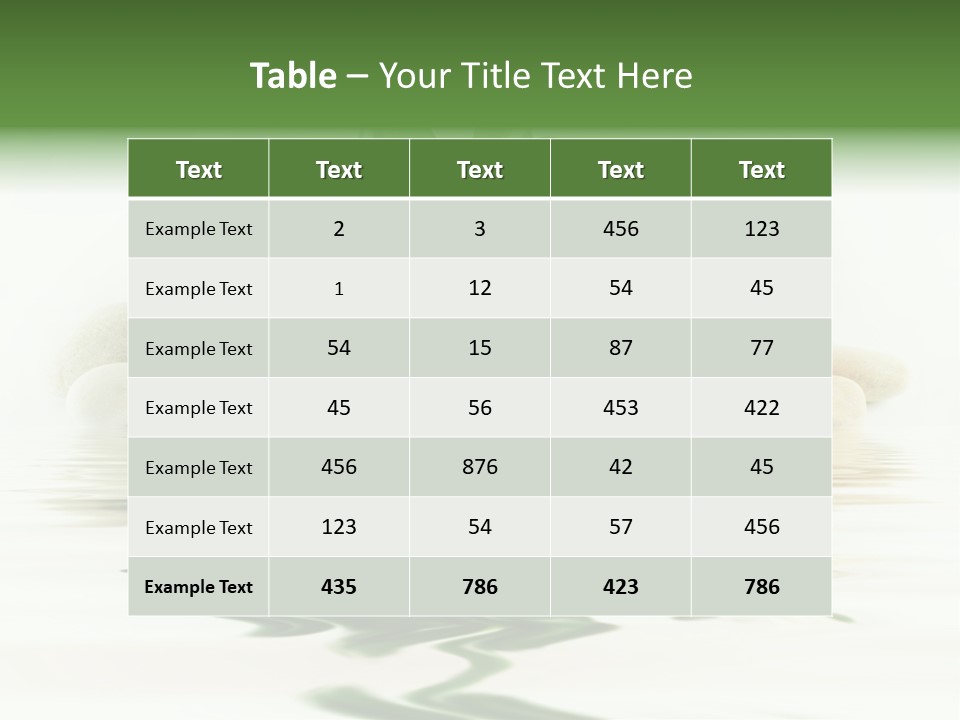 Meditation Beauty Bottom PowerPoint Template