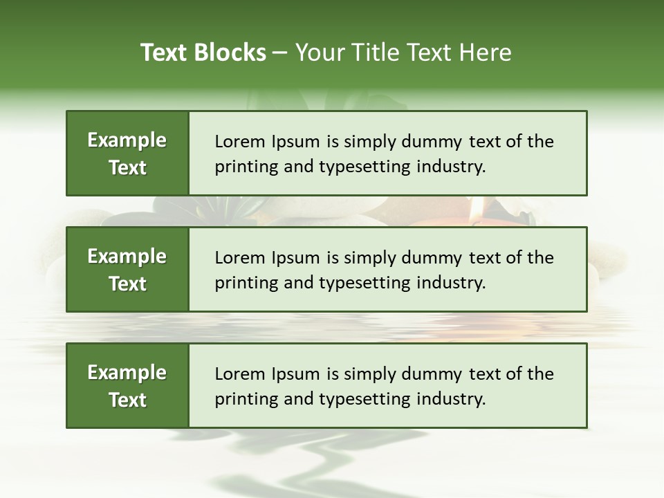 Meditation Beauty Bottom PowerPoint Template