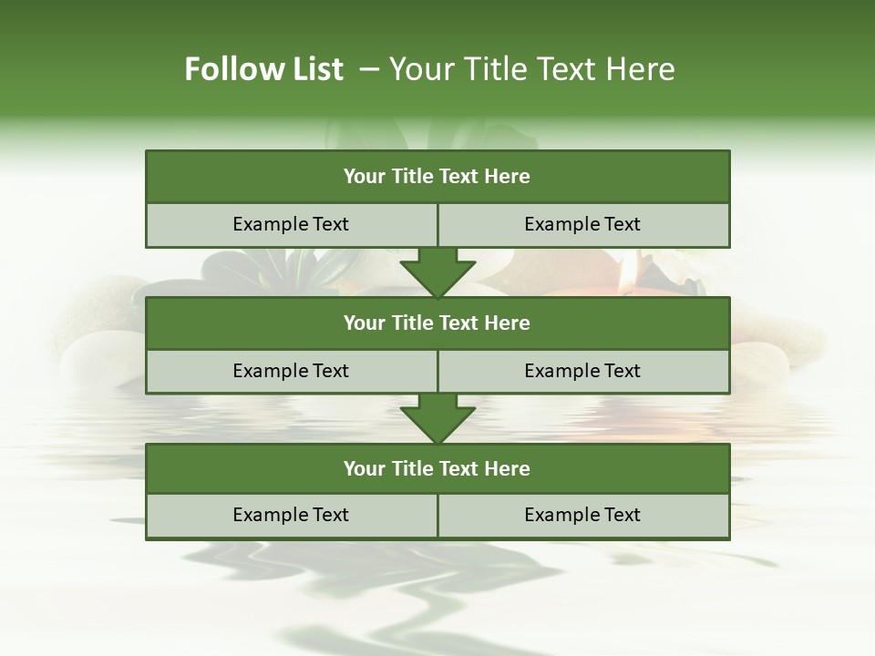 Meditation Beauty Bottom PowerPoint Template