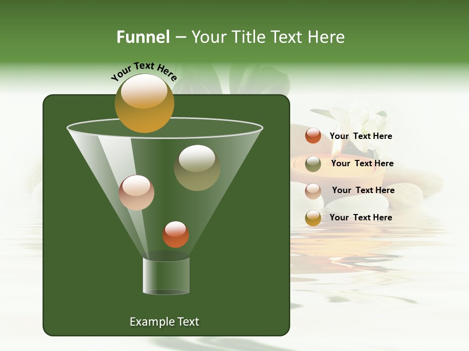 Meditation Beauty Bottom PowerPoint Template