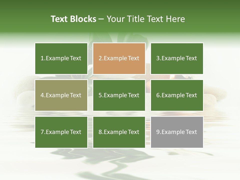 Meditation Beauty Bottom PowerPoint Template