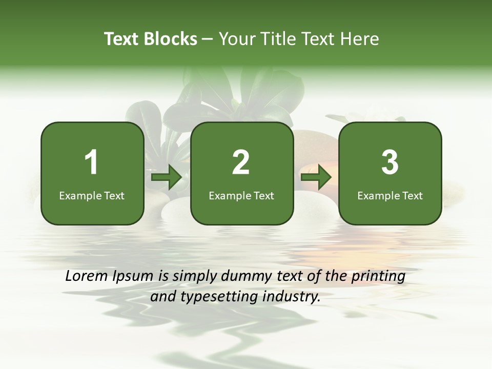 Meditation Beauty Bottom PowerPoint Template