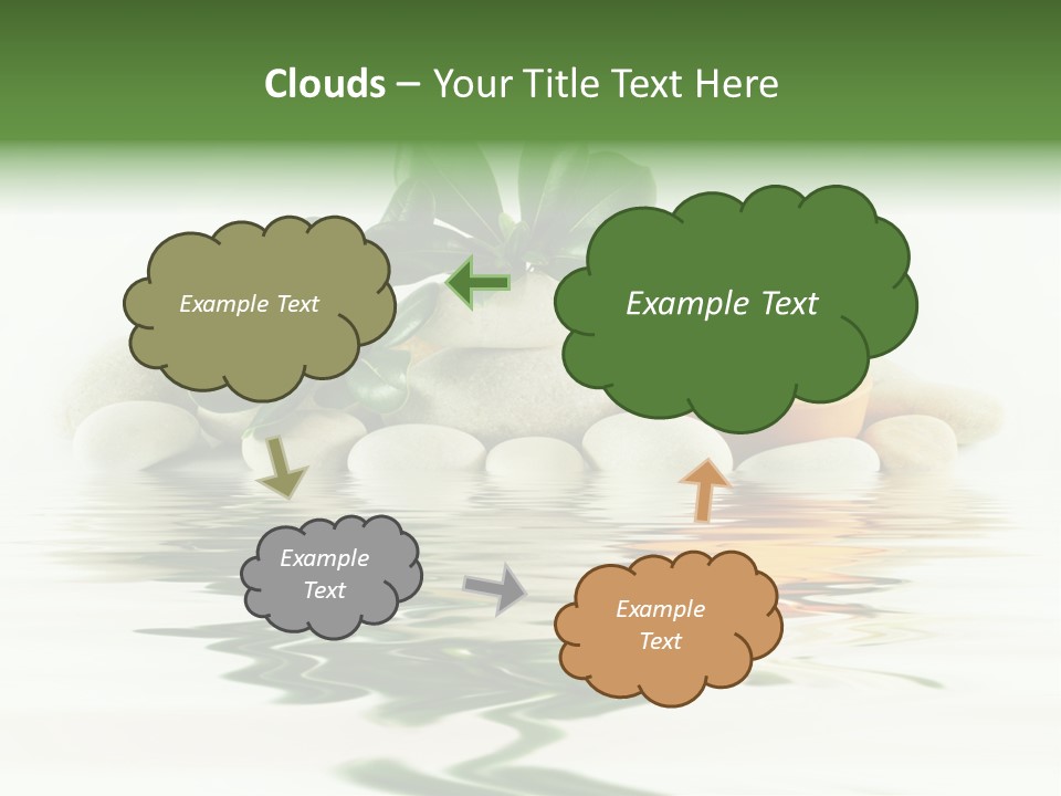 Meditation Beauty Bottom PowerPoint Template