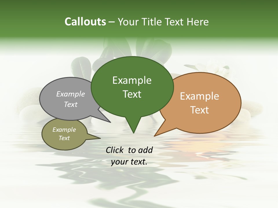 Meditation Beauty Bottom PowerPoint Template