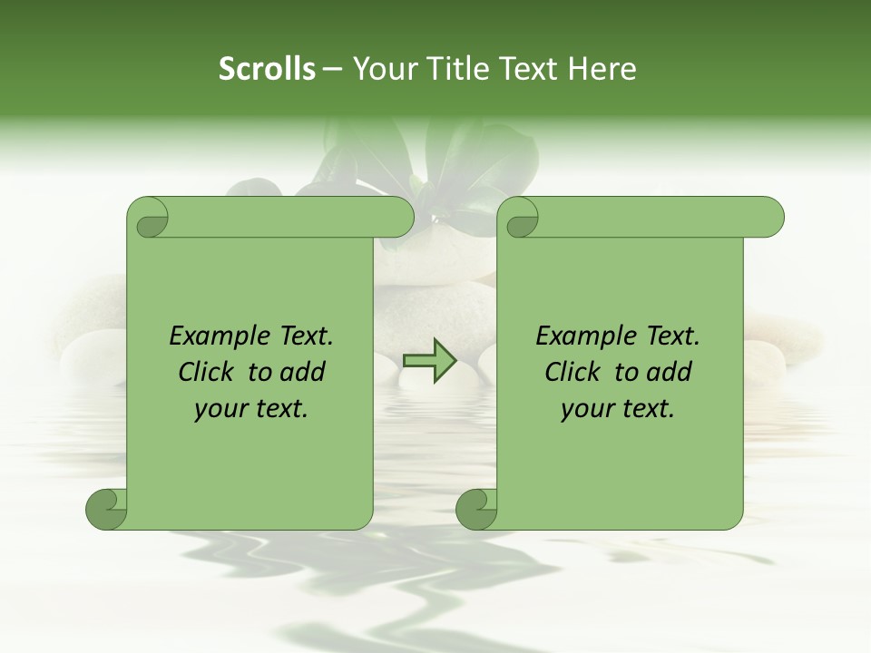 Meditation Beauty Bottom PowerPoint Template