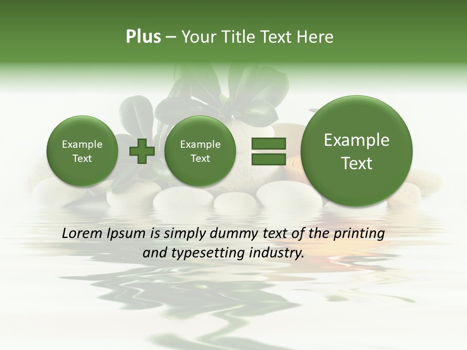 Meditation Beauty Bottom PowerPoint Template