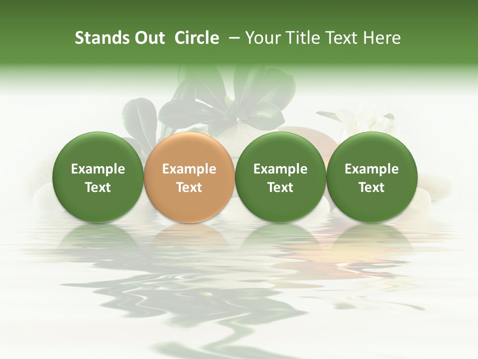 Meditation Beauty Bottom PowerPoint Template