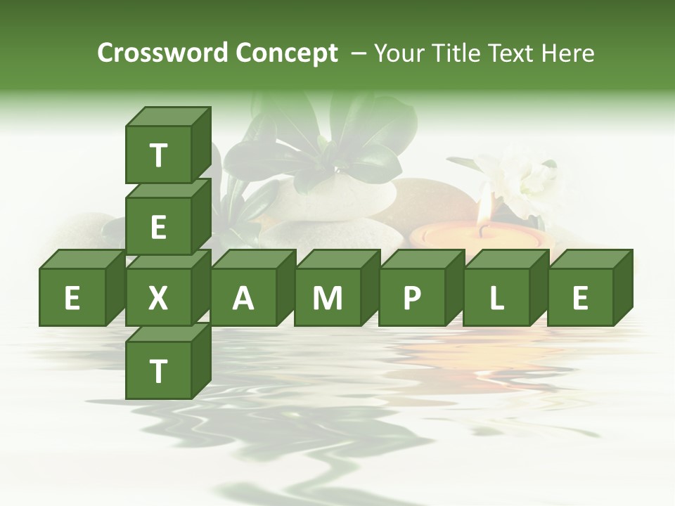 Meditation Beauty Bottom PowerPoint Template