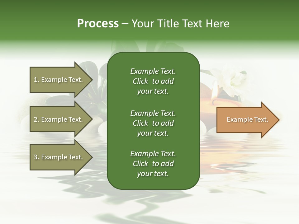 Meditation Beauty Bottom PowerPoint Template