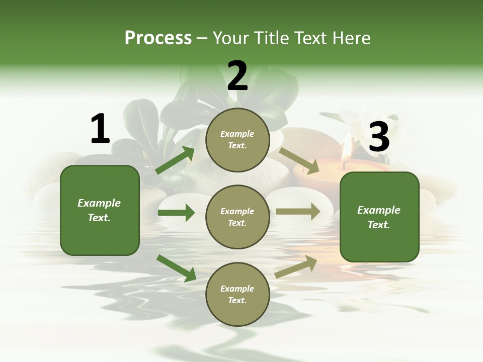 Meditation Beauty Bottom PowerPoint Template