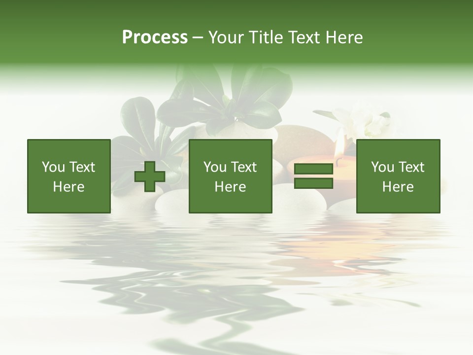 Meditation Beauty Bottom PowerPoint Template