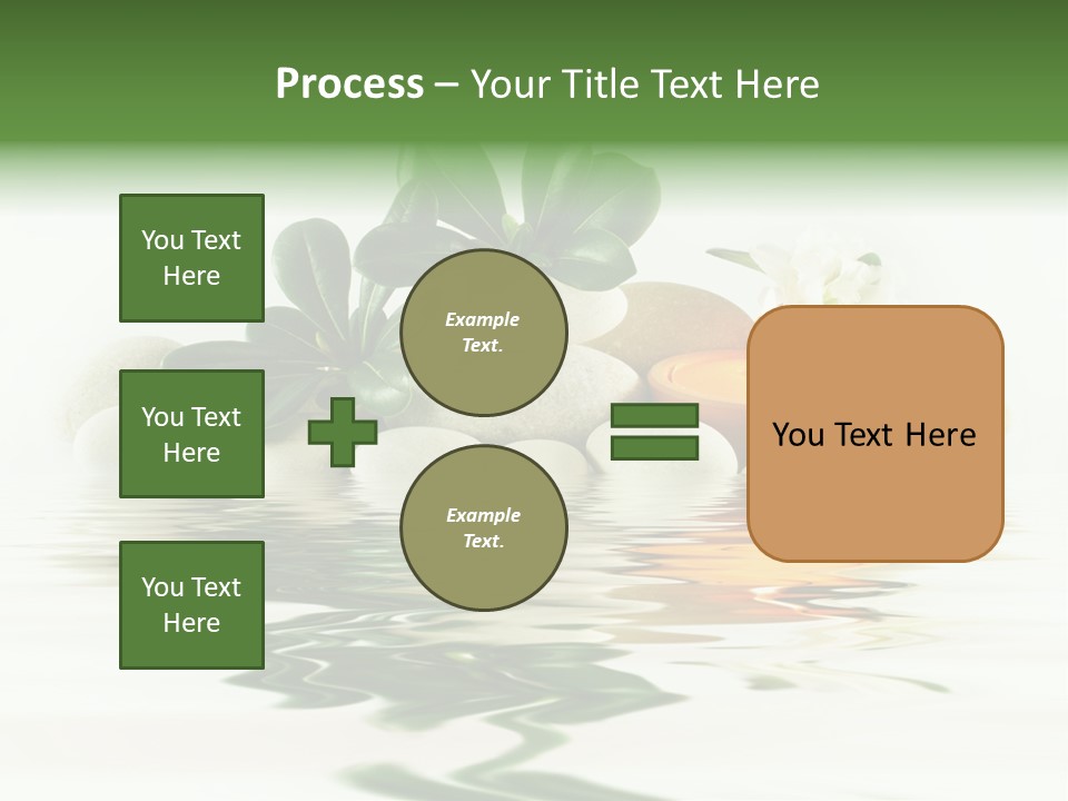 Meditation Beauty Bottom PowerPoint Template