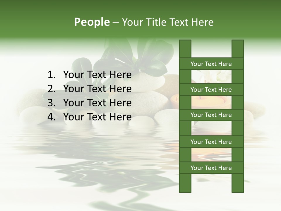 Meditation Beauty Bottom PowerPoint Template