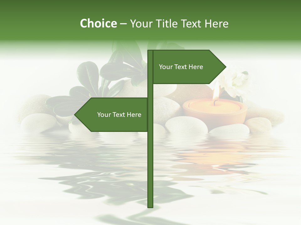 Meditation Beauty Bottom PowerPoint Template