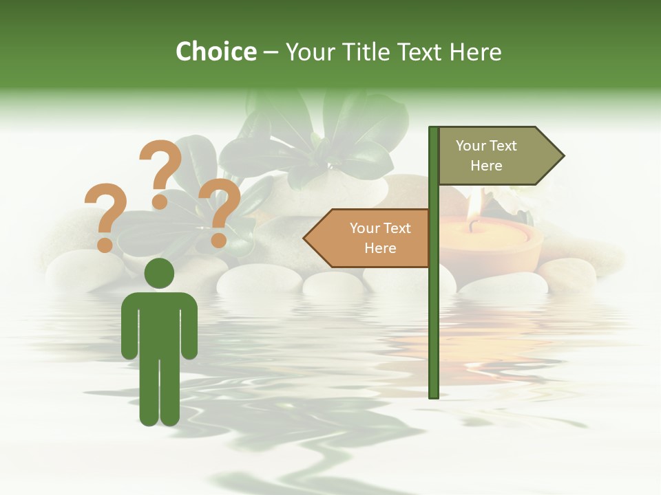 Meditation Beauty Bottom PowerPoint Template