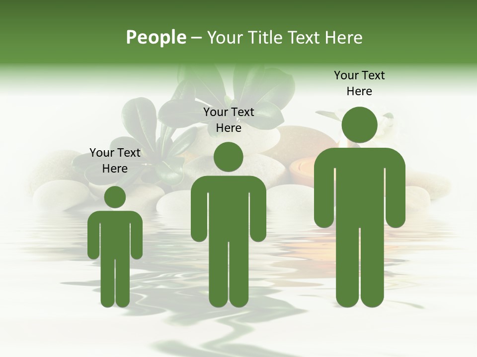 Meditation Beauty Bottom PowerPoint Template