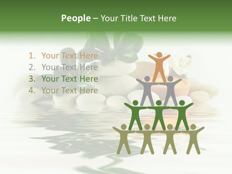 Meditation Beauty Bottom PowerPoint Template