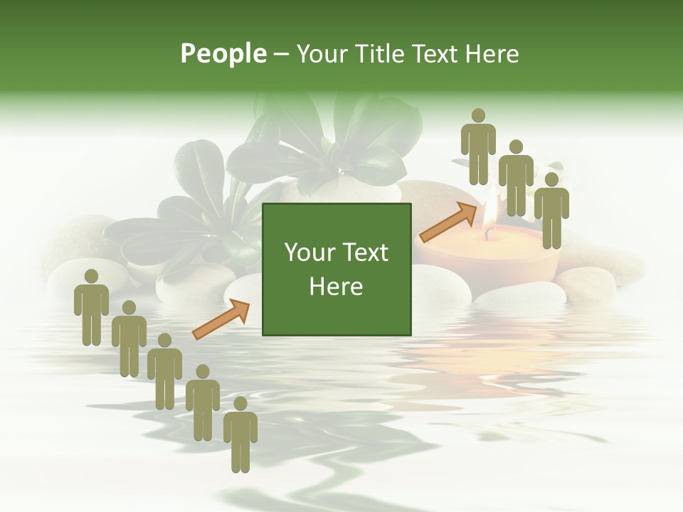 Meditation Beauty Bottom PowerPoint Template