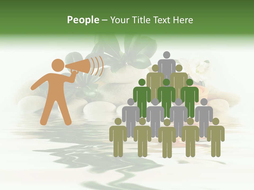 Meditation Beauty Bottom PowerPoint Template