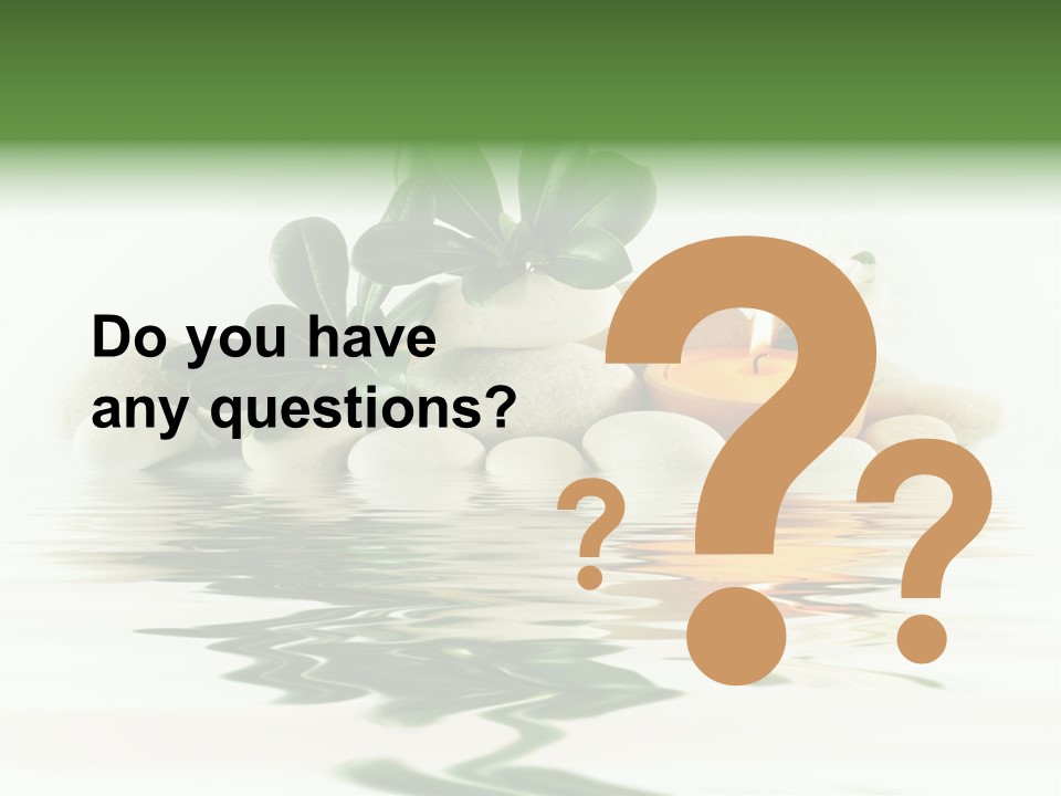 Meditation Beauty Bottom PowerPoint Template