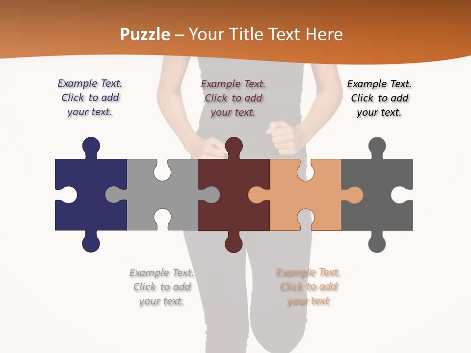 Hispanic Happy Gym PowerPoint Template