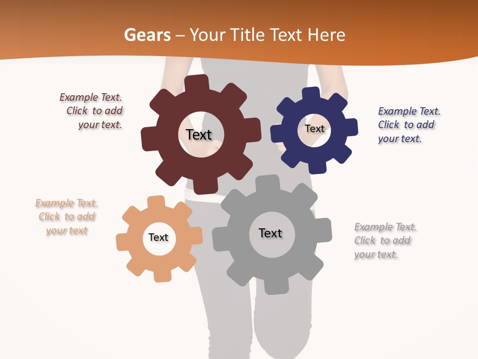 Hispanic Happy Gym PowerPoint Template