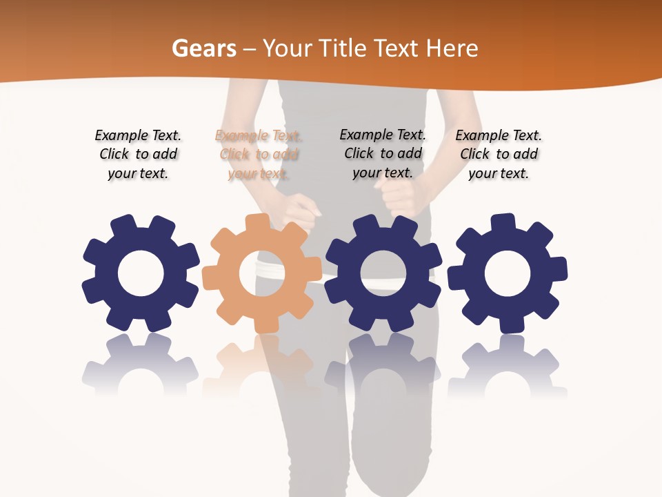 Hispanic Happy Gym PowerPoint Template