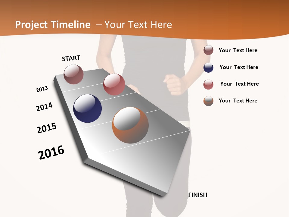 Hispanic Happy Gym PowerPoint Template