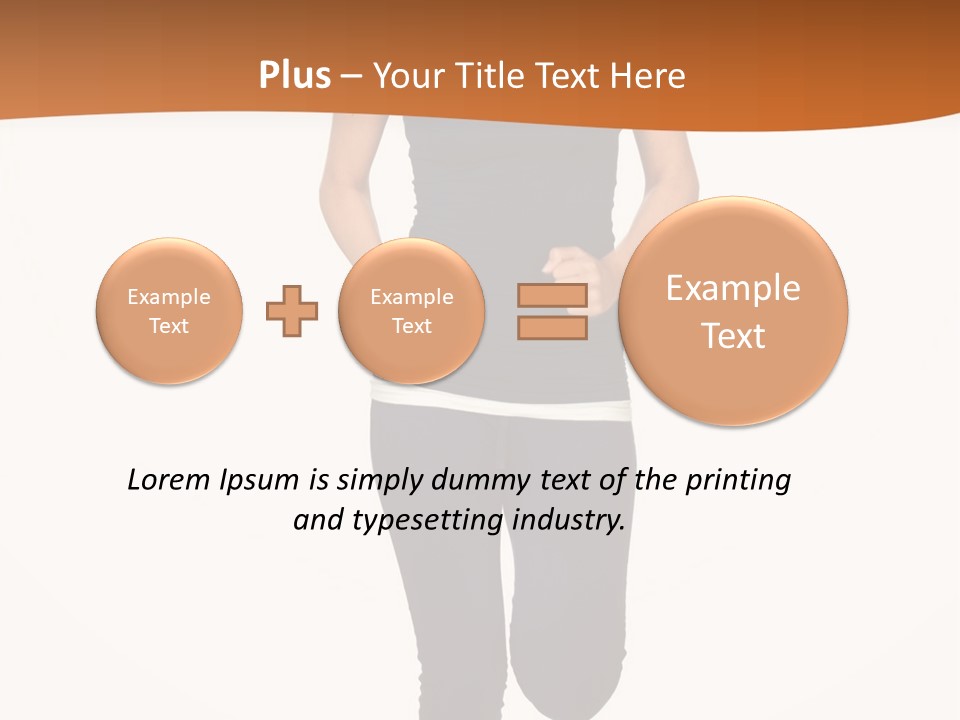 Hispanic Happy Gym PowerPoint Template