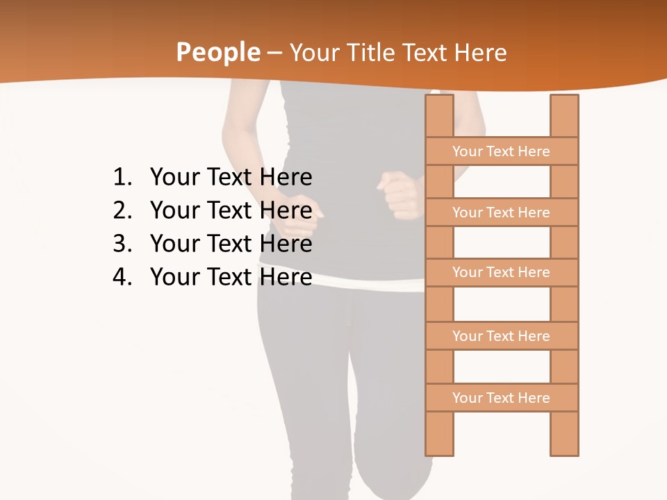 Hispanic Happy Gym PowerPoint Template