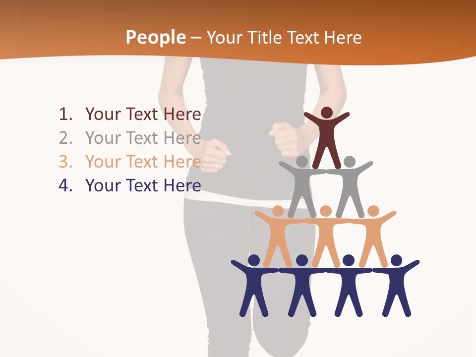 Hispanic Happy Gym PowerPoint Template