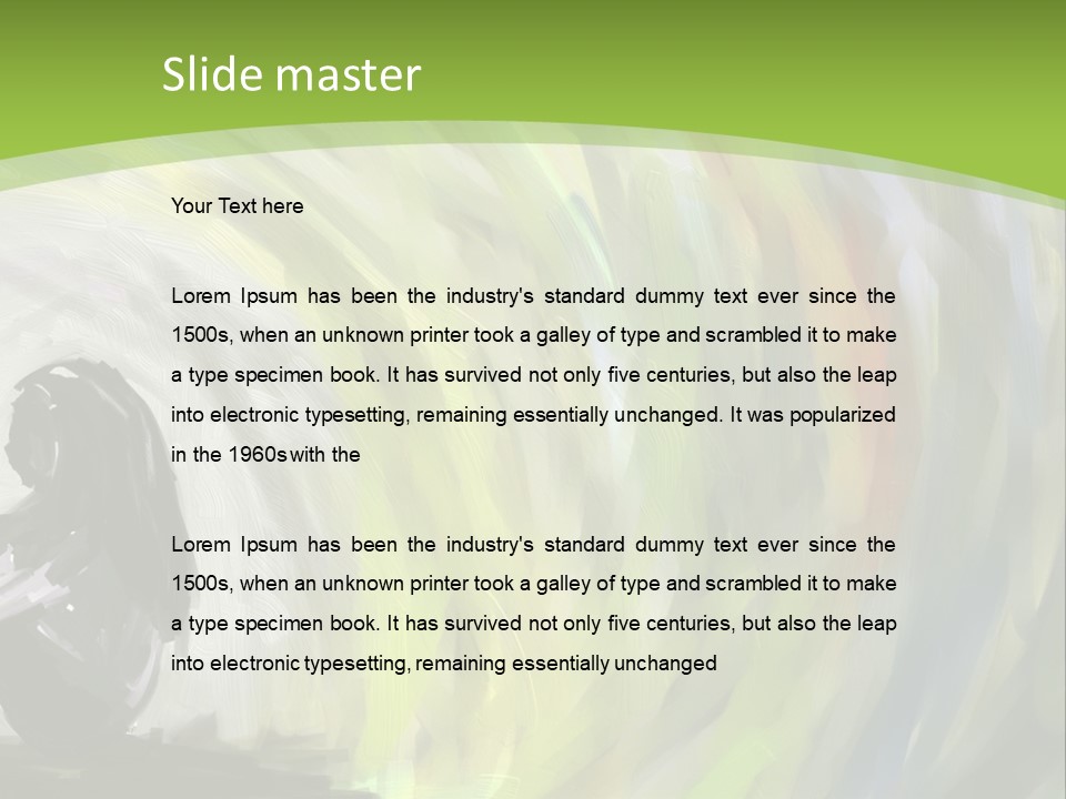 A Person Sitting In Front Of A Colorful Background PowerPoint Template