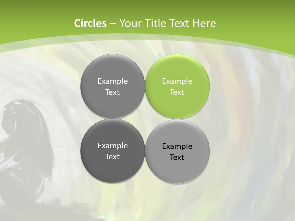 A Person Sitting In Front Of A Colorful Background PowerPoint Template