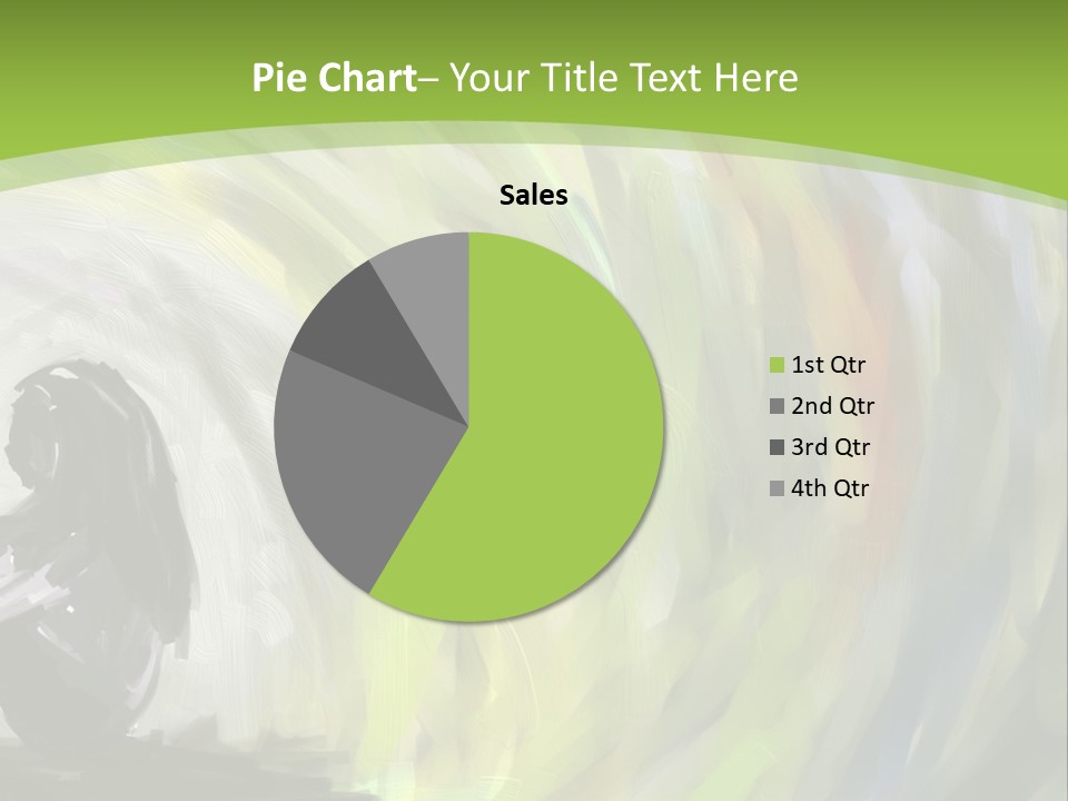 A Person Sitting In Front Of A Colorful Background PowerPoint Template