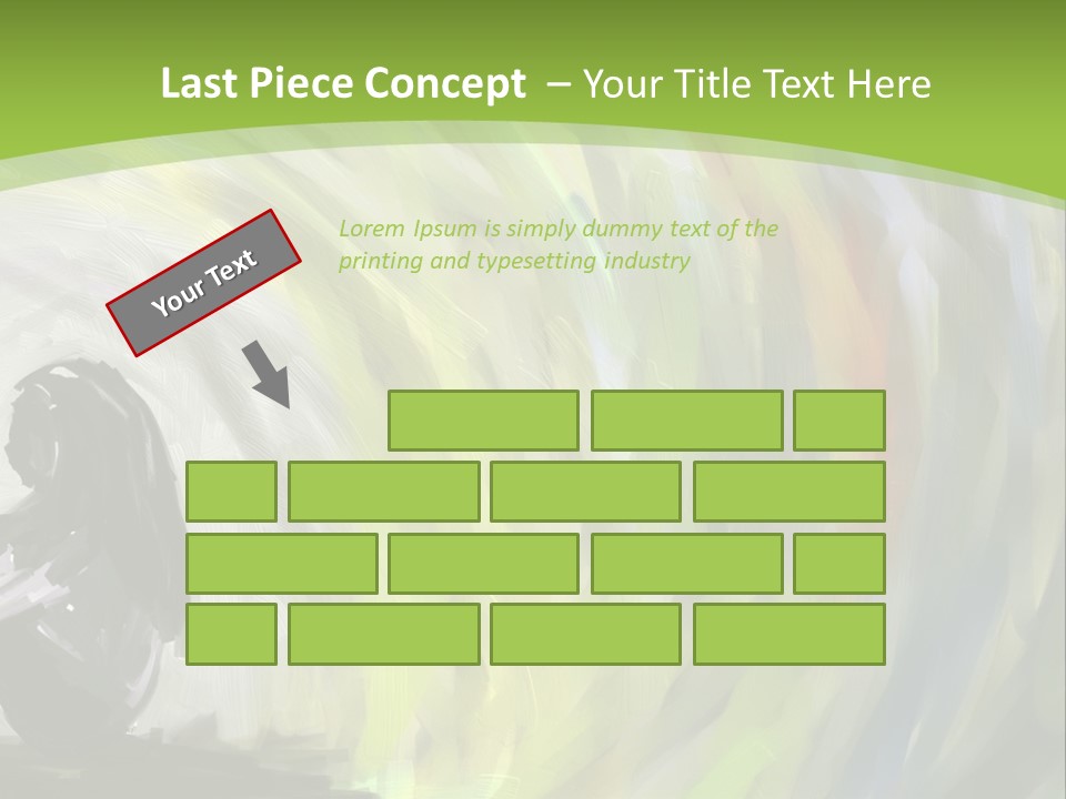 A Person Sitting In Front Of A Colorful Background PowerPoint Template