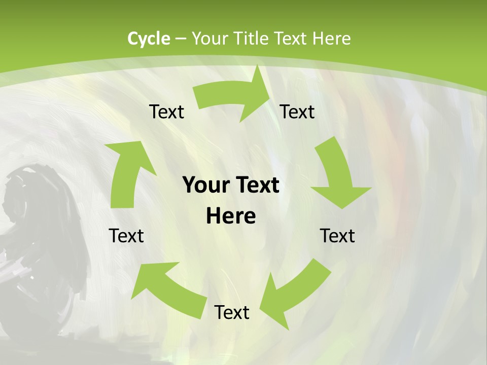 A Person Sitting In Front Of A Colorful Background PowerPoint Template