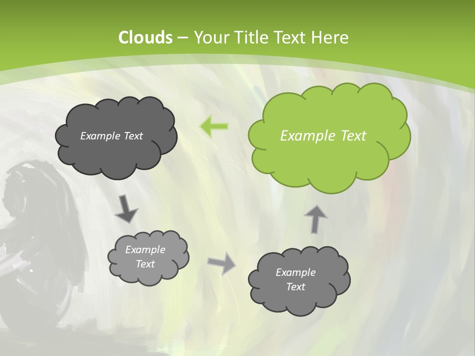 A Person Sitting In Front Of A Colorful Background PowerPoint Template
