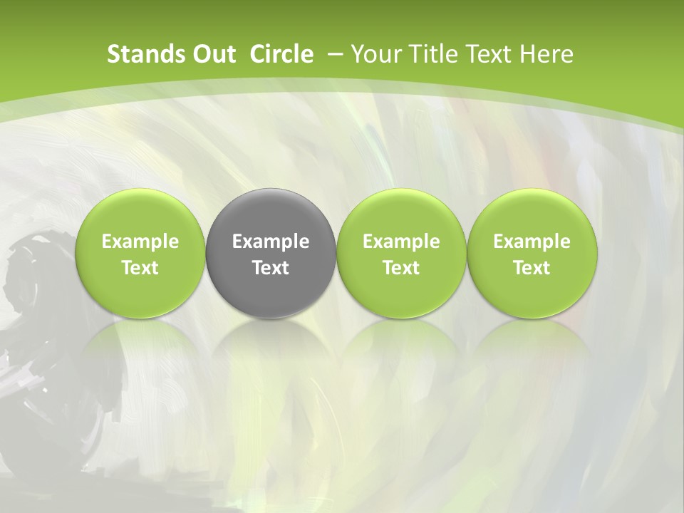 A Person Sitting In Front Of A Colorful Background PowerPoint Template