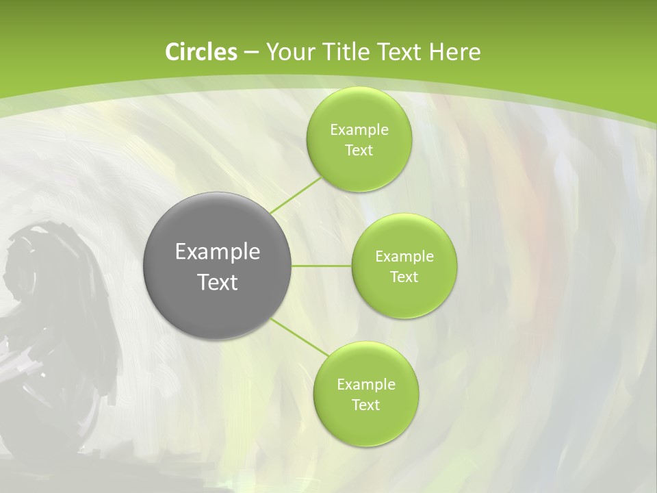 A Person Sitting In Front Of A Colorful Background PowerPoint Template