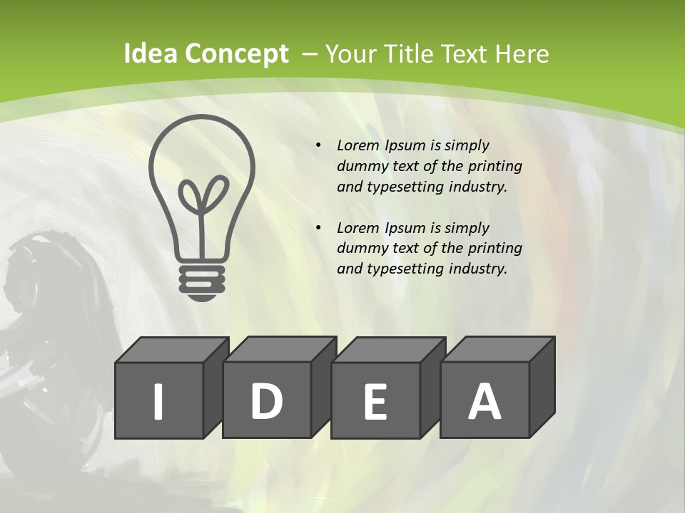 A Person Sitting In Front Of A Colorful Background PowerPoint Template