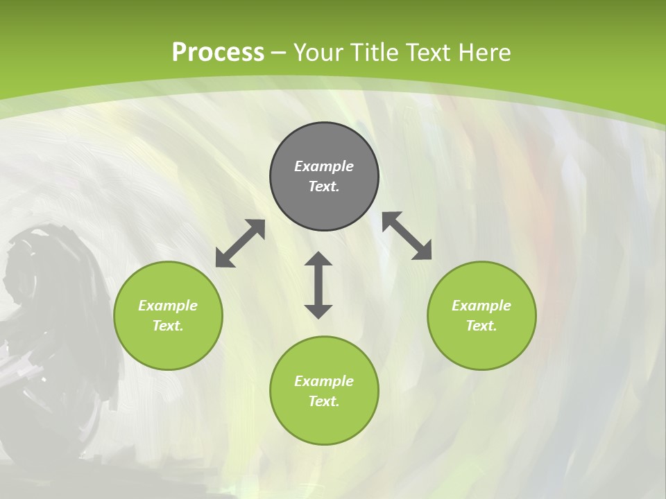 A Person Sitting In Front Of A Colorful Background PowerPoint Template