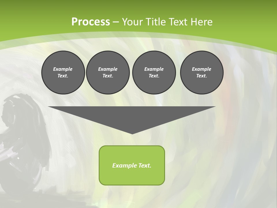 A Person Sitting In Front Of A Colorful Background PowerPoint Template