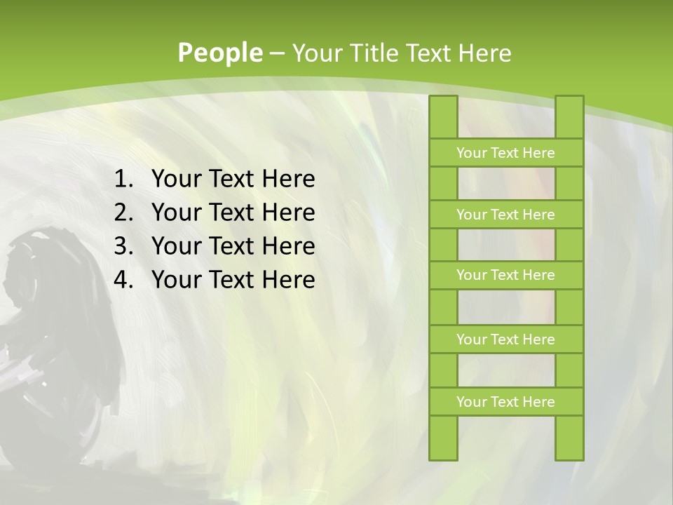 A Person Sitting In Front Of A Colorful Background PowerPoint Template