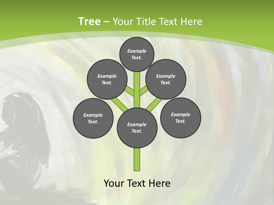 A Person Sitting In Front Of A Colorful Background PowerPoint Template