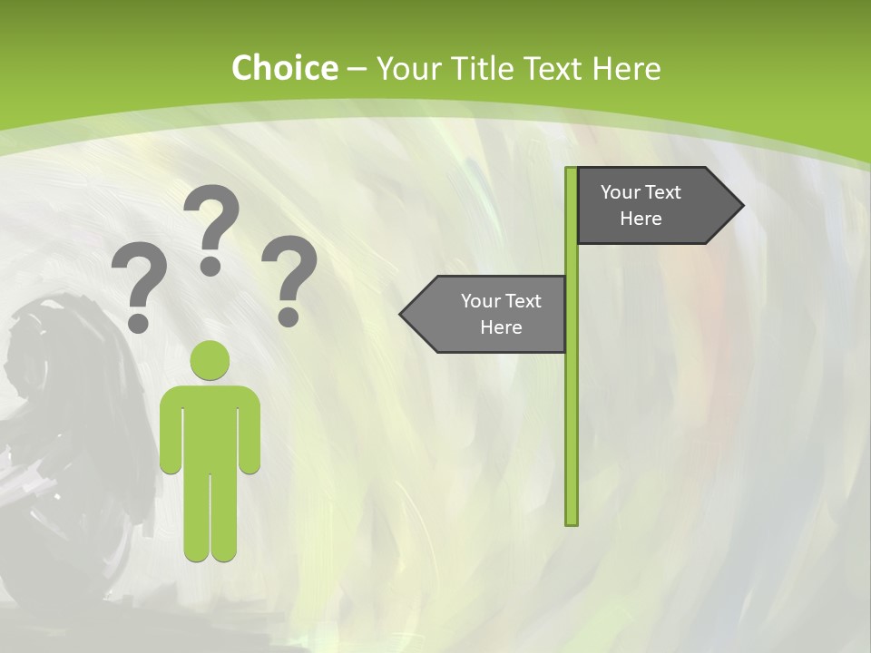 A Person Sitting In Front Of A Colorful Background PowerPoint Template