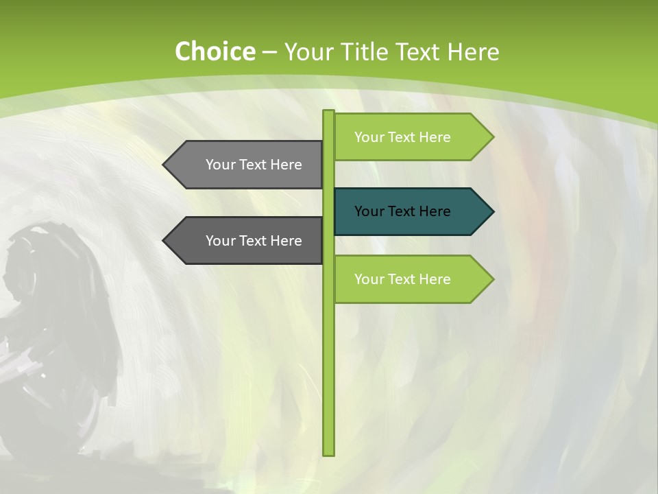A Person Sitting In Front Of A Colorful Background PowerPoint Template