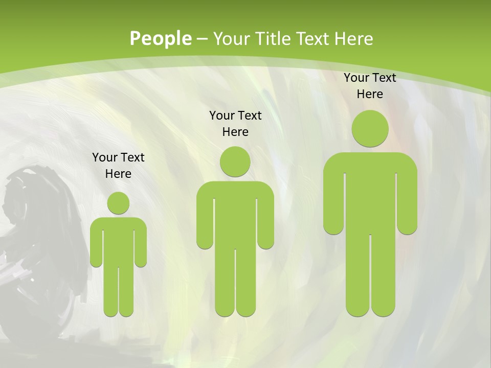 A Person Sitting In Front Of A Colorful Background PowerPoint Template