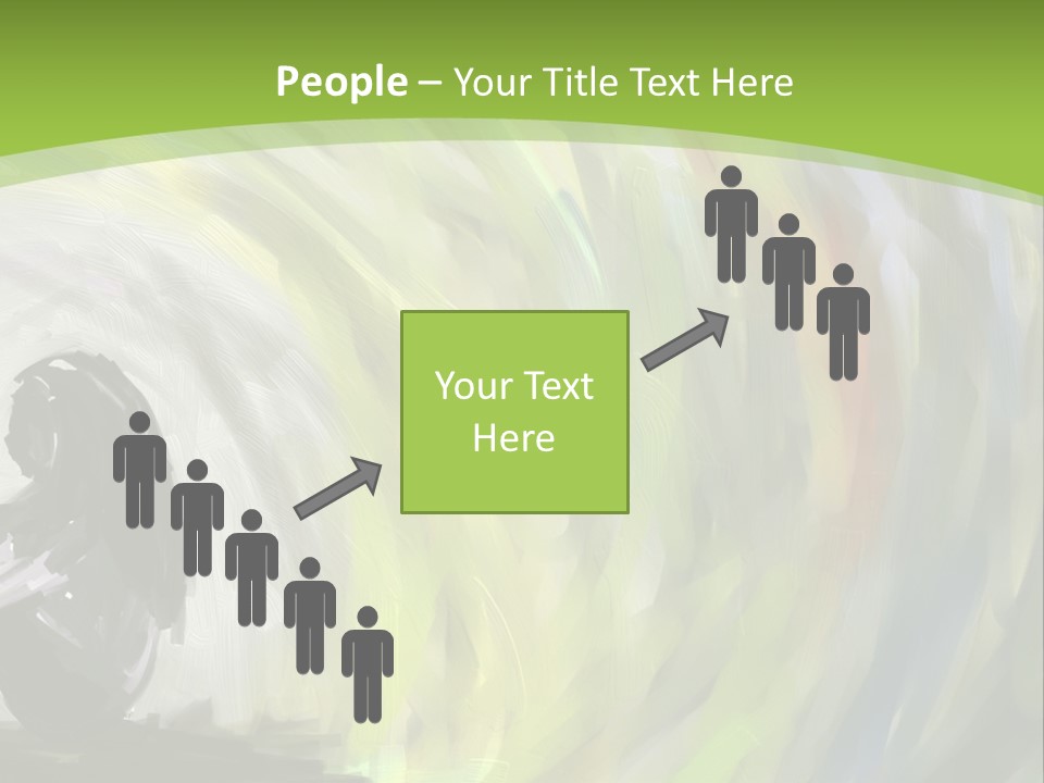 A Person Sitting In Front Of A Colorful Background PowerPoint Template