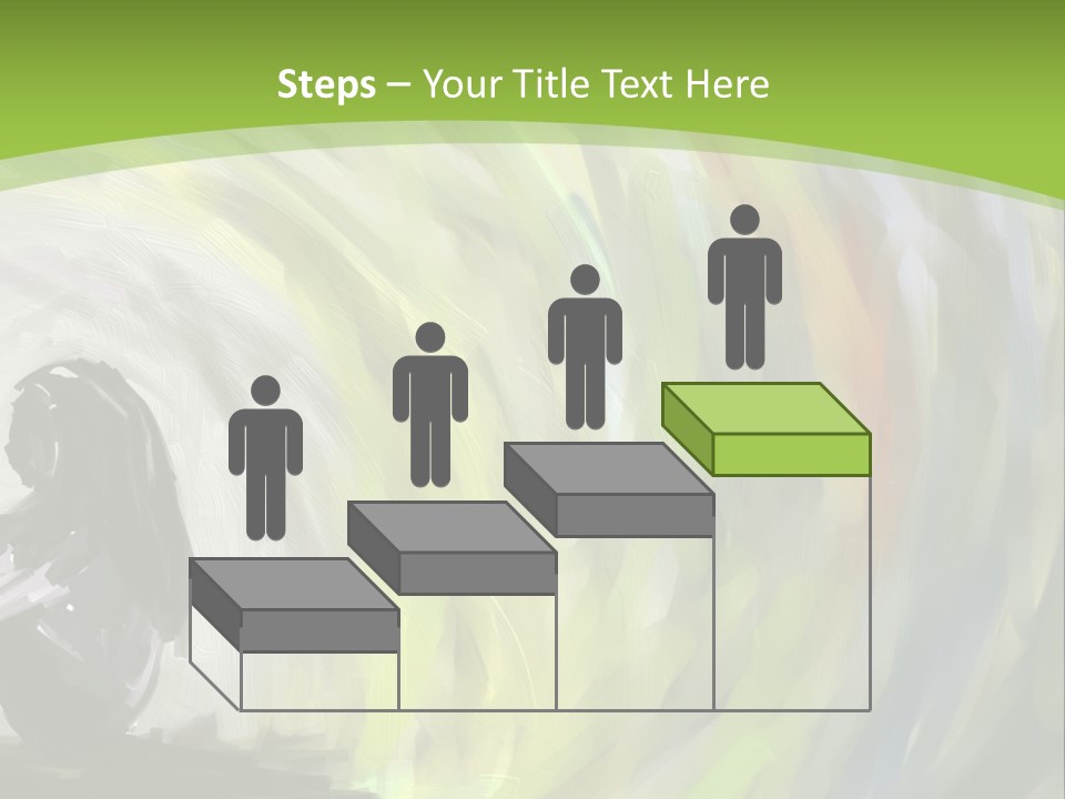 A Person Sitting In Front Of A Colorful Background PowerPoint Template