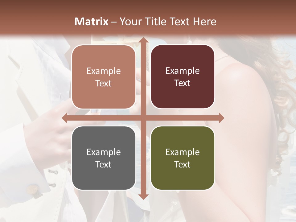 A Man And Woman Kissing While Holding Champagne Glasses PowerPoint Template